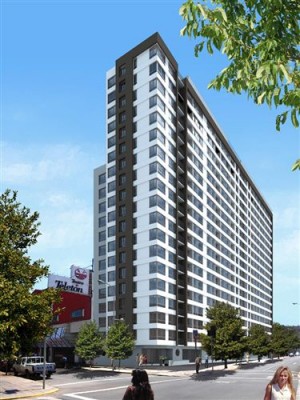 Rodrigo Aguilera Anuncios de Propiedades en Santiago |  Arriendo Departamento de un dormitorio en Edificio Punto Norte $135.000, Departamento 608, sexto piso