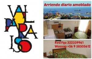 Alicia Calderon Aravena Anuncios de Propiedades en Valpara&iacute;so |  Arriendo diario apartamento amoblado full centrico, valparaiso, Avenida alemania, valparaiso, fono 322339961 desde $25000 diario